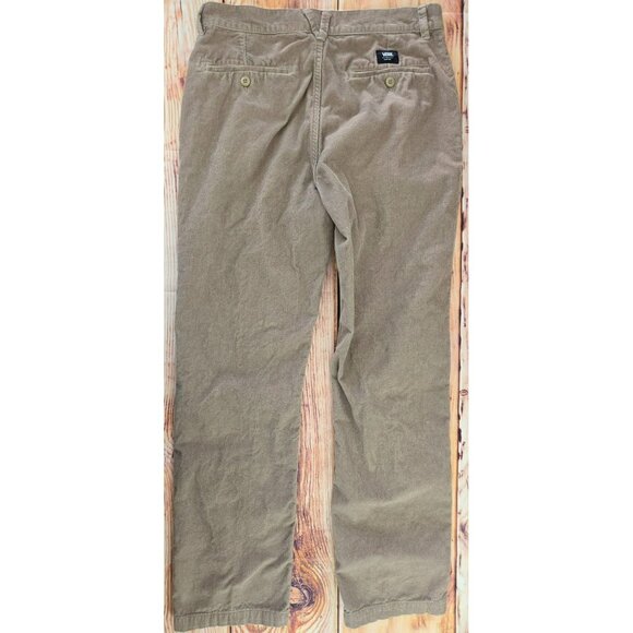 Vans Mens Relaxed Fit Corduroy Chino Pants Size 30x31 Beige - Picture 2 of 9